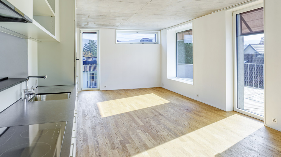 Reinach, Neubau Mehrfamilienhaus „In den Nussbäumen“ / Foto Alex Gempeler