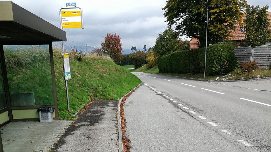 Bushaltestelle Post Tscheppach