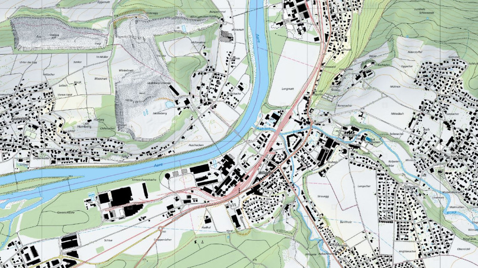 Bearbeitungsgebiet Gemeinden Möriken-Wildegg, Veltheim und Auenstein