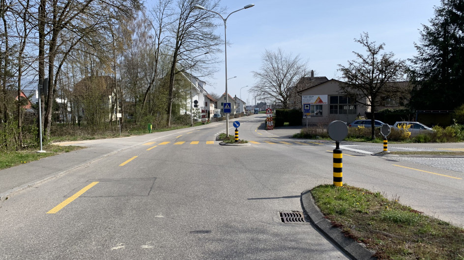 Knotenbereich Zuchwil-/Solothurnstrasse eingangs Luterbach (Ausgangslage)