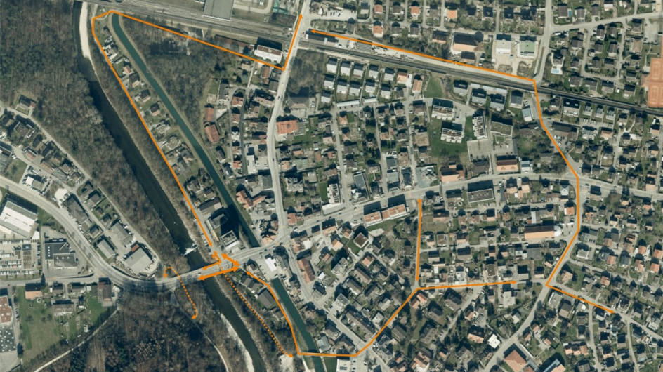 Neue Veloführung im Gebiet Kreuzplatz