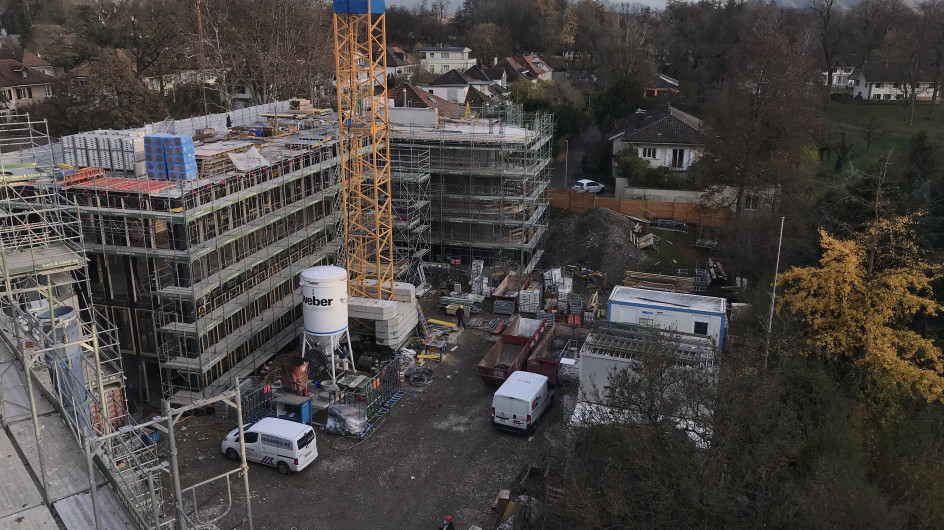 Rohbau Nebengebäude abgeschlossen