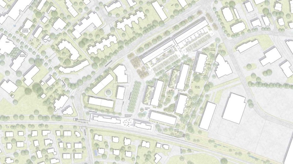 Lageplan mit Dachaufsicht