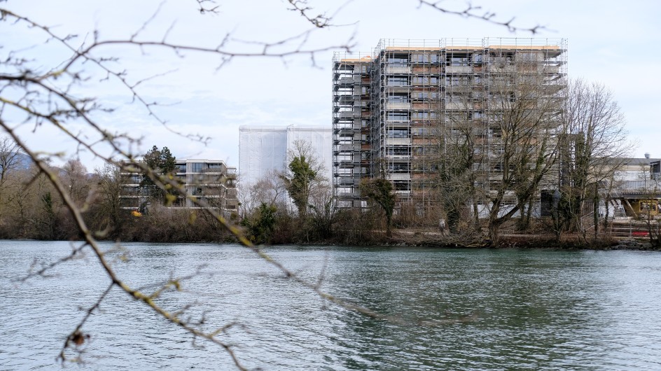 Arealentwicklung: die ersten Neubauten stehen und das Quartier entwickelt sich