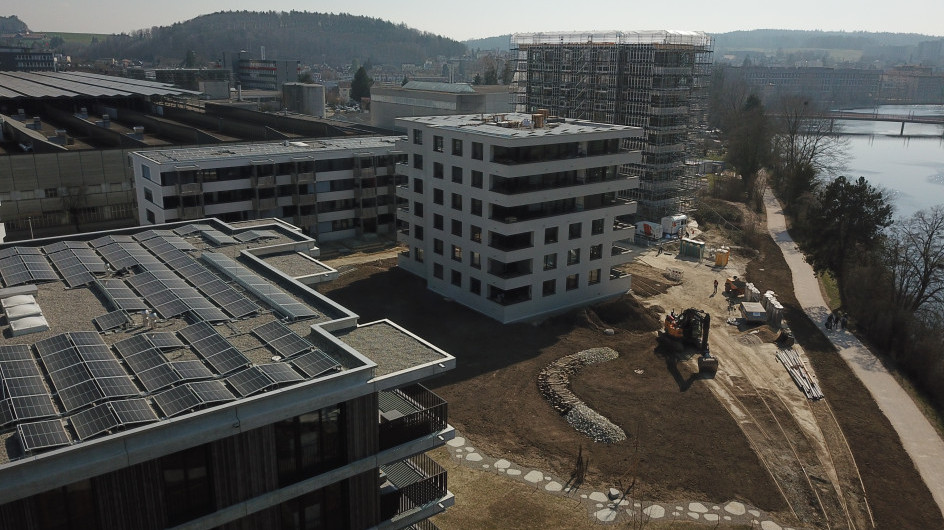 Drohnenaufnahme vom März 2022