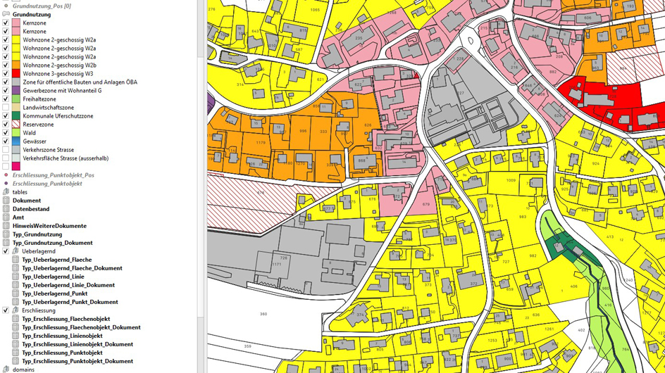 Erfassung der Daten in QGIS