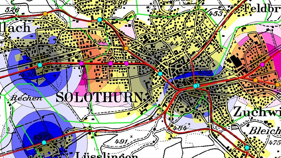 Potenzialanalyse Bahnhofstandorte im Kanton Solothurn
