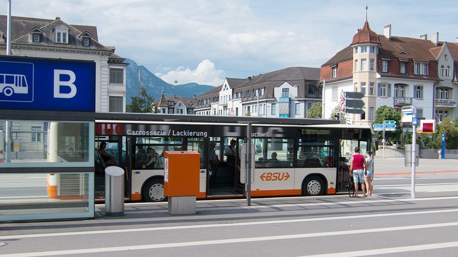 Haltestelle Solothurn Hauptbahnhof, öffentlicher Verkehr