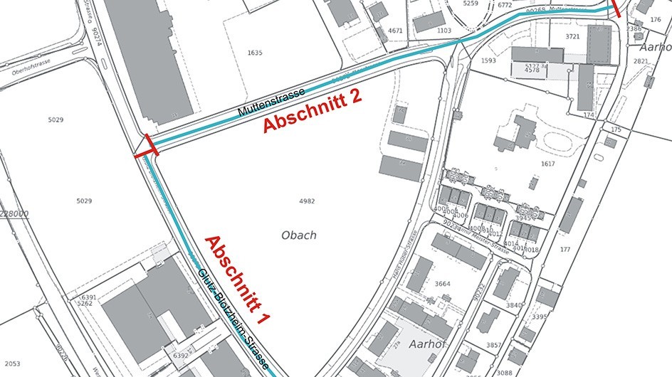 Solothurn, Mutten- und Glutz-Blotzheim-Strasse