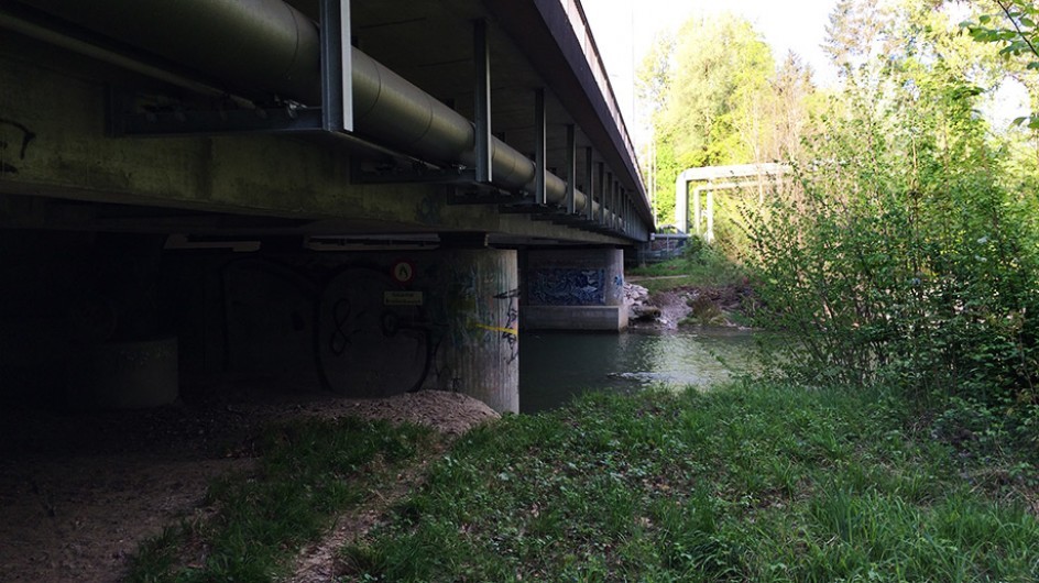 Luterbach, Biogen processed sewage water pipeline