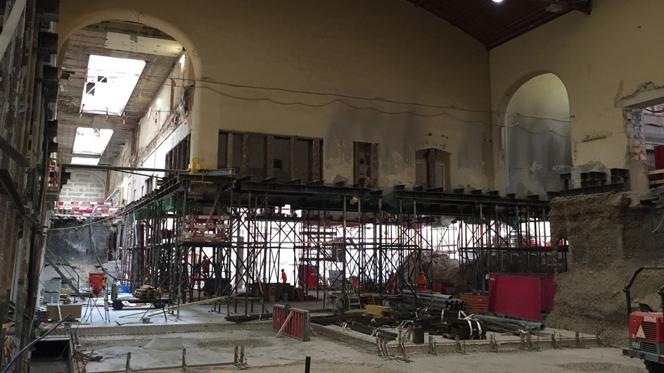 Construction Work Main Hall