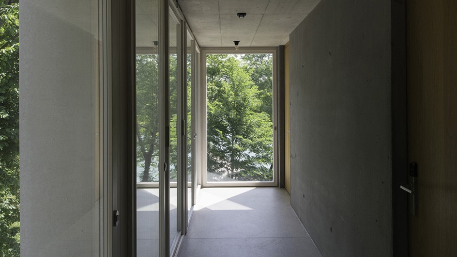 Korridor im Neubau
